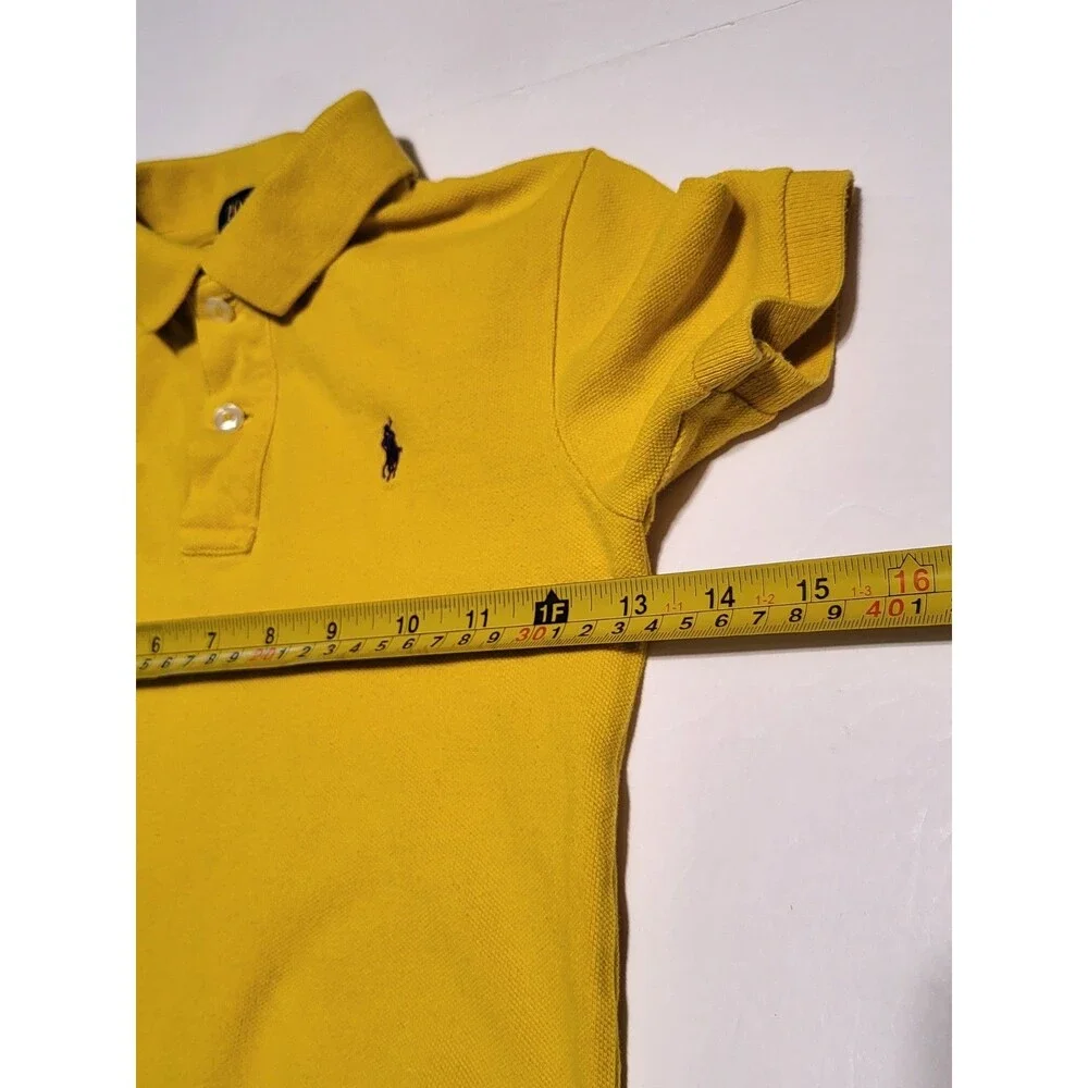 (#16) Polo By Ralph Lauren Short Sleeve Size Kid's 6 Yellow